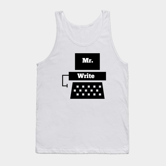 Mr. Write Tank Top by NYNY